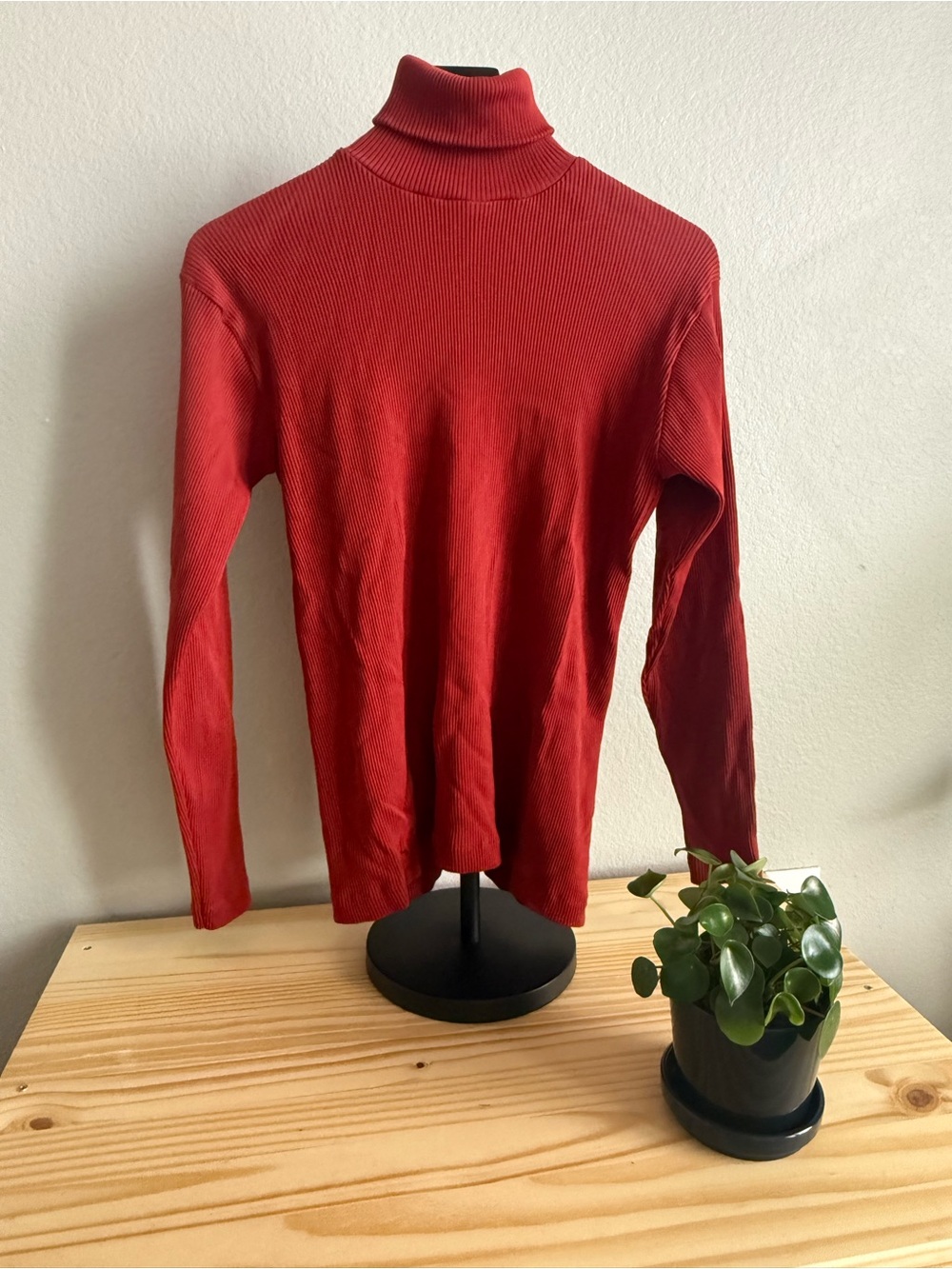 Men's Vintage (70s) Munsingwear Red Turtleneck Sweater, Unisex